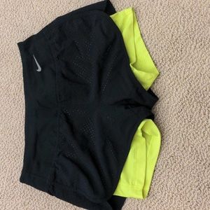 Nike shorts w built in spandex